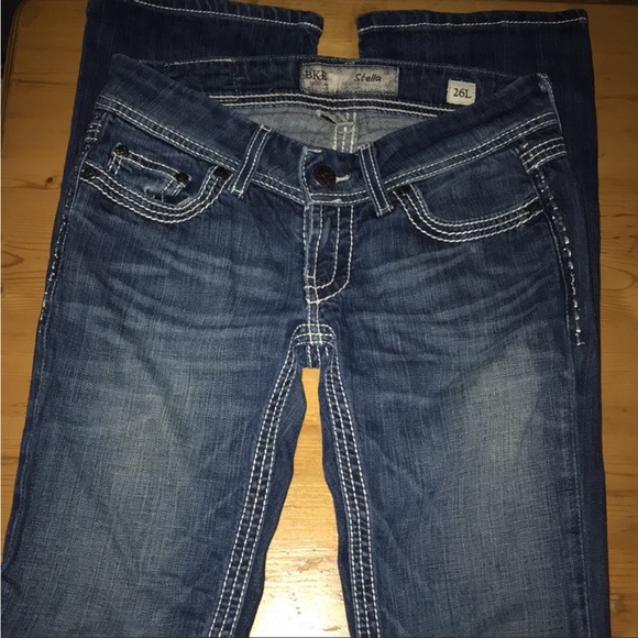 BKE Stella Slim Boot Jeans 26L - Picture 3 of 7